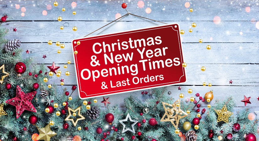 Christmas and New Year Opening Times