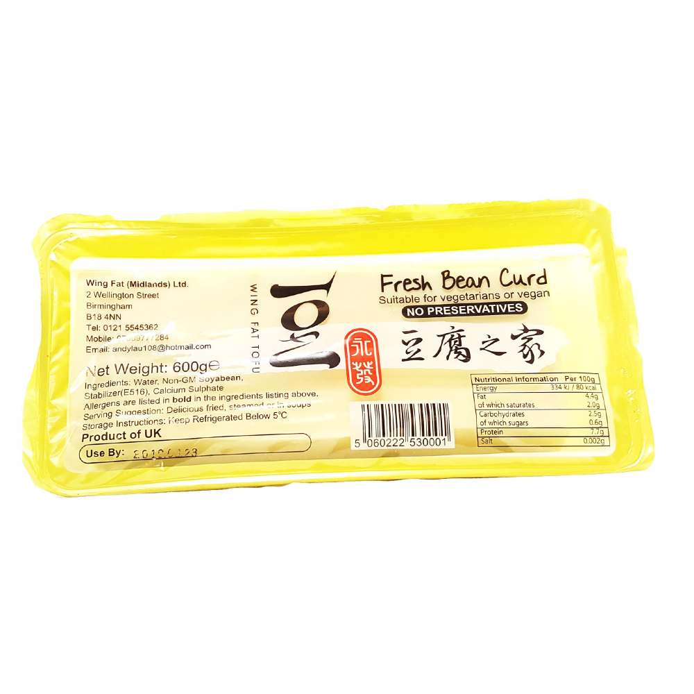 Wing Fat Fresh Tofu 600g - Longdan Online Supermarket
