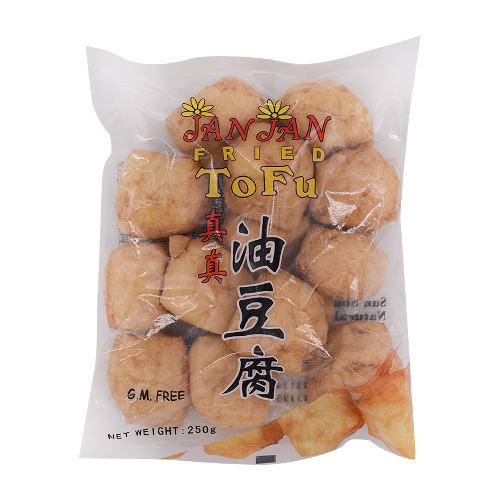Jan Jan Fried Tofu 250g - Longdan Online Supermarket