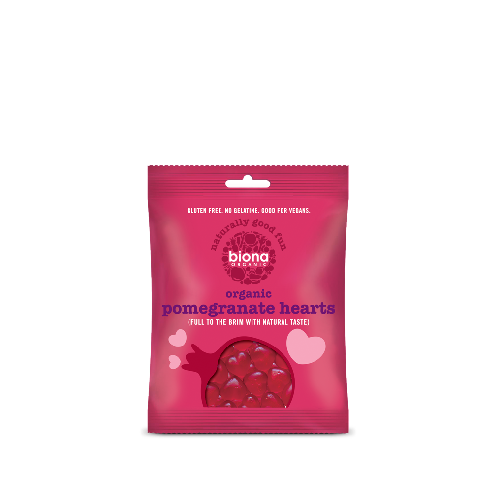 BIONA Organic Pomegranate Hearts 75g - Longdan Online Supermarket