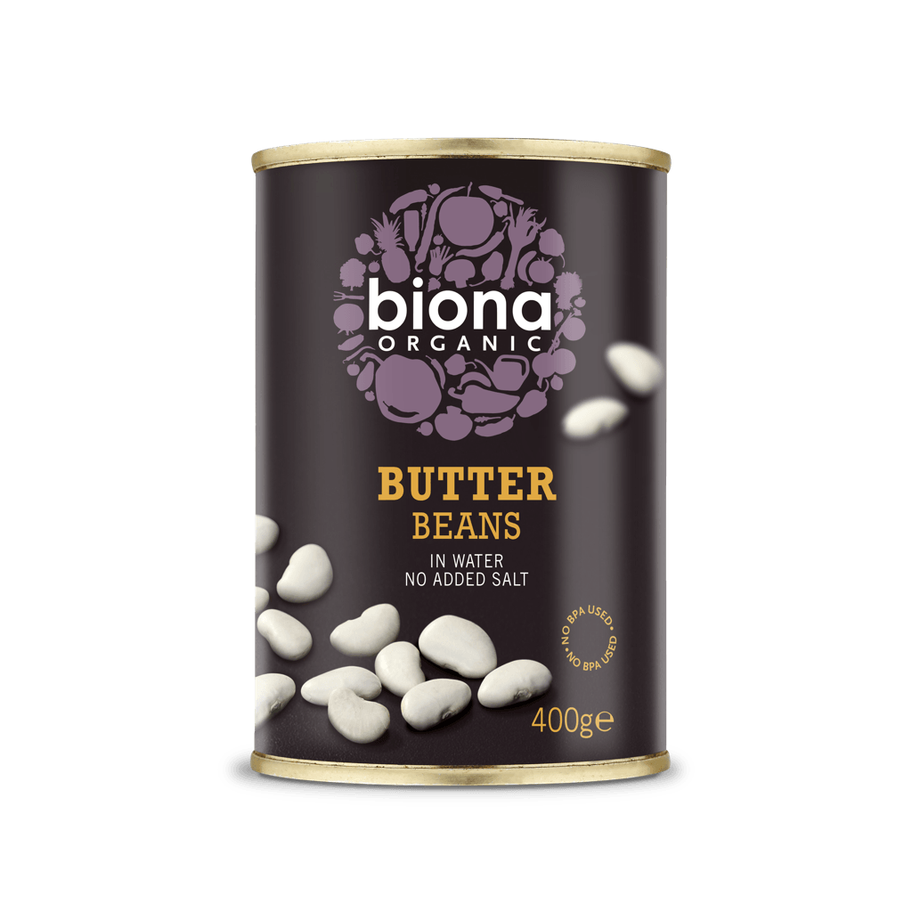BIONA Organic Butter Beans 400g - Longdan Online Supermarket