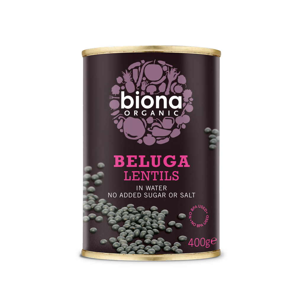 BIONA Organic Lentils Black Beluga 400g - Longdan Online Supermarket