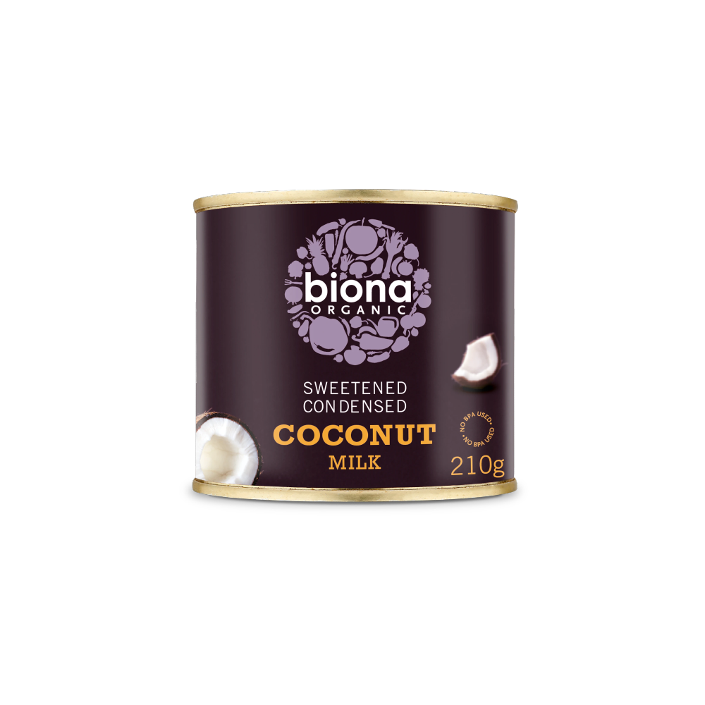 BIONA Organic Sweetened Condensed Coconut Milk 210g - Longdan Online Supermarket