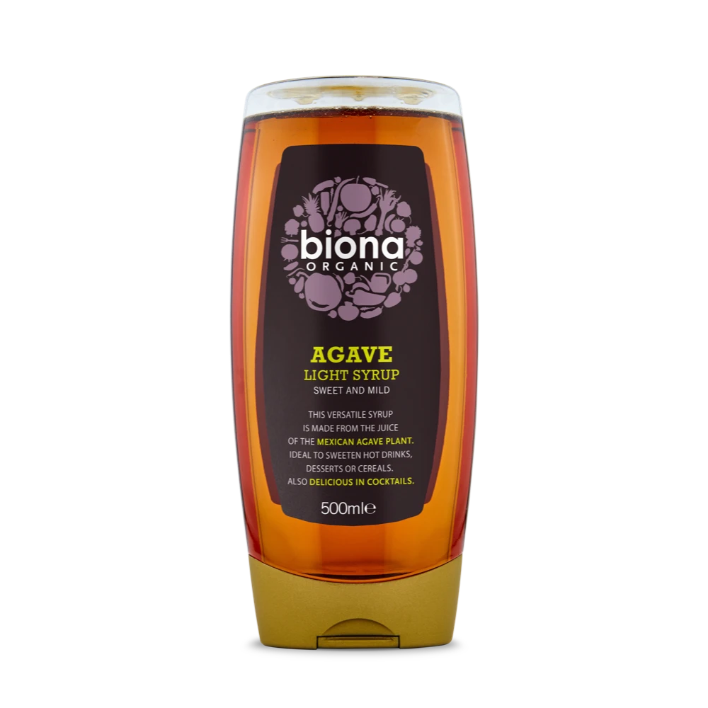 BIONA Organic Agave Syrup/ Nectar Light - Squeezy 500ml - Longdan Online Supermarket