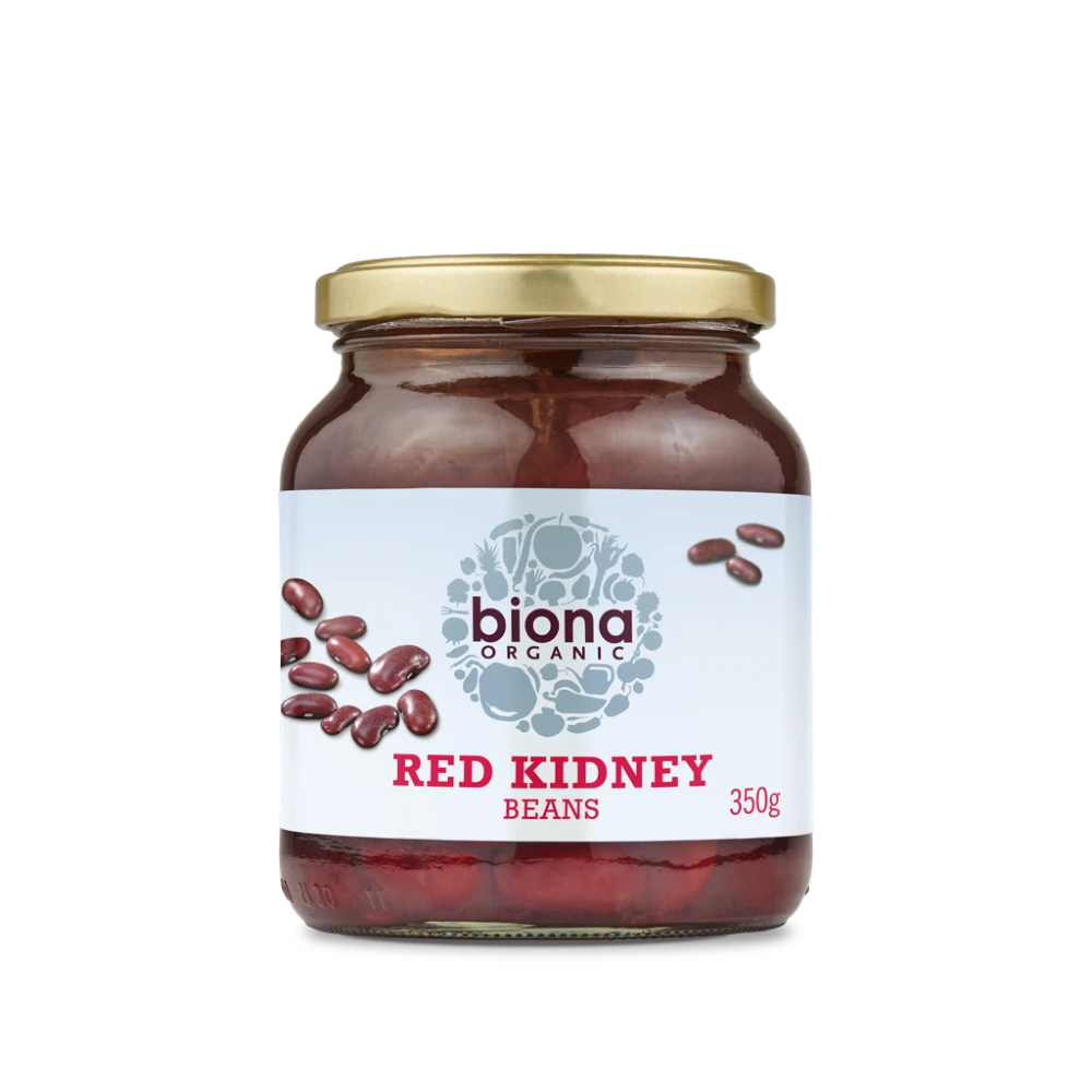BIONA Organic Red Kidney Beans in Glass jars 350g - Longdan Online Supermarket