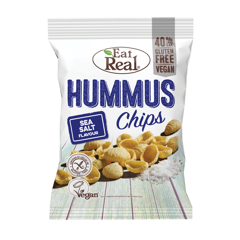 EAT REAL Hummus Sea Salted Chips 45g - Longdan Online Supermarket