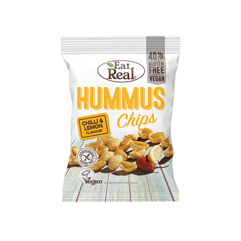 EAT REAL Hummus Chilli & Lemon Chips 45g - Longdan Online Supermarket