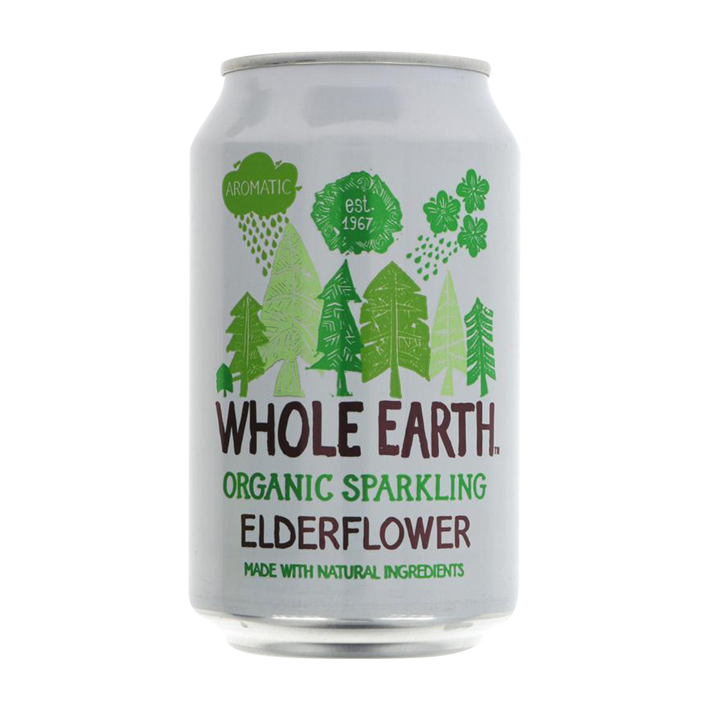 WHOLE EARTH Organic Sparkling Elderflower 330ml