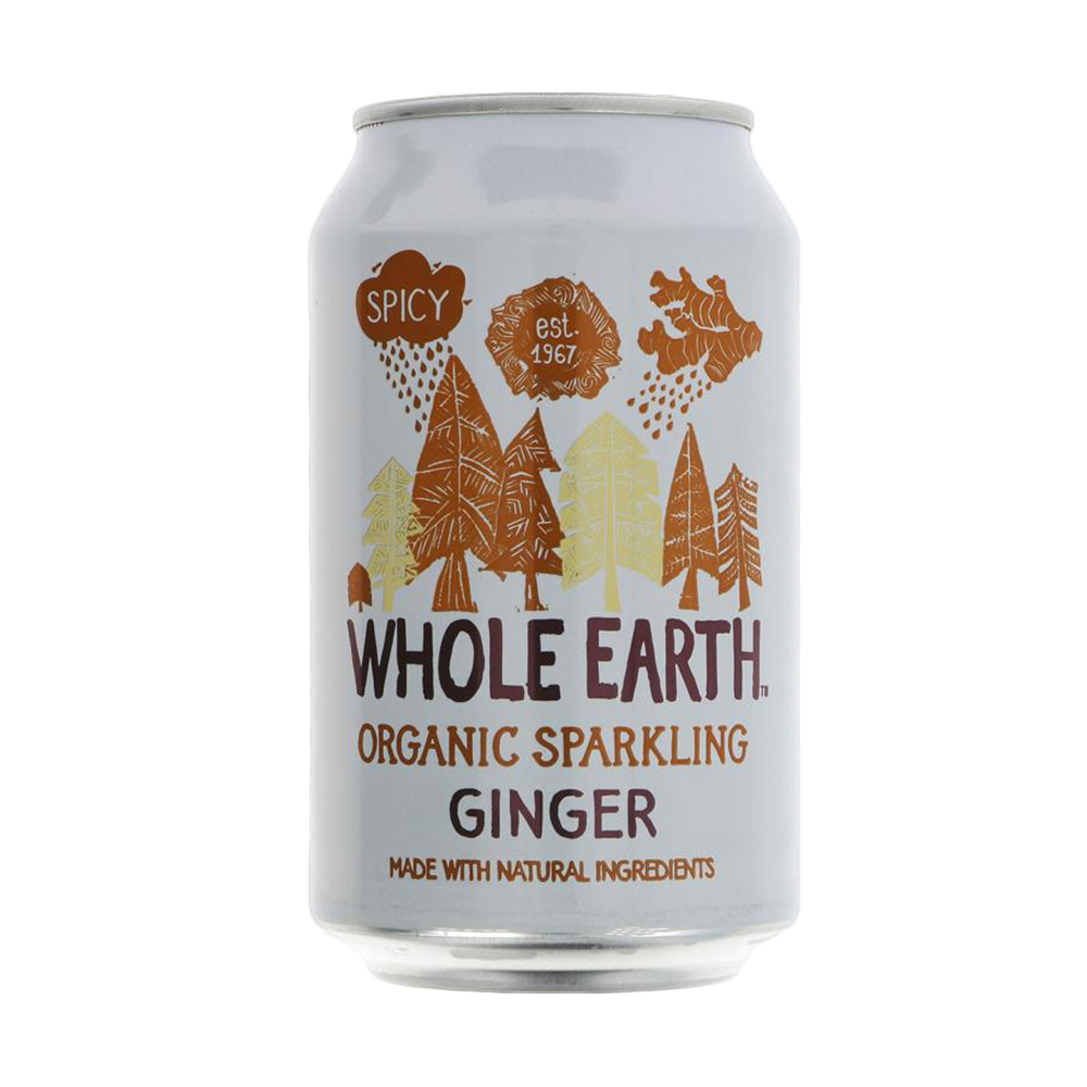 WHOLE EARTH Organic Sparkling Ginger 330ml