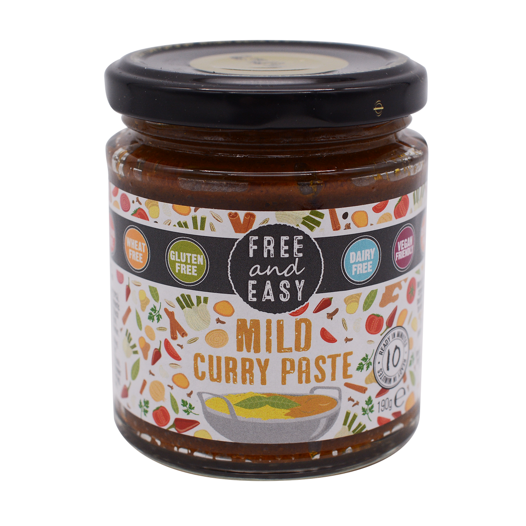 Free and Easy Organic Mild Curry Paste 190g - Longdan Online Supermarket