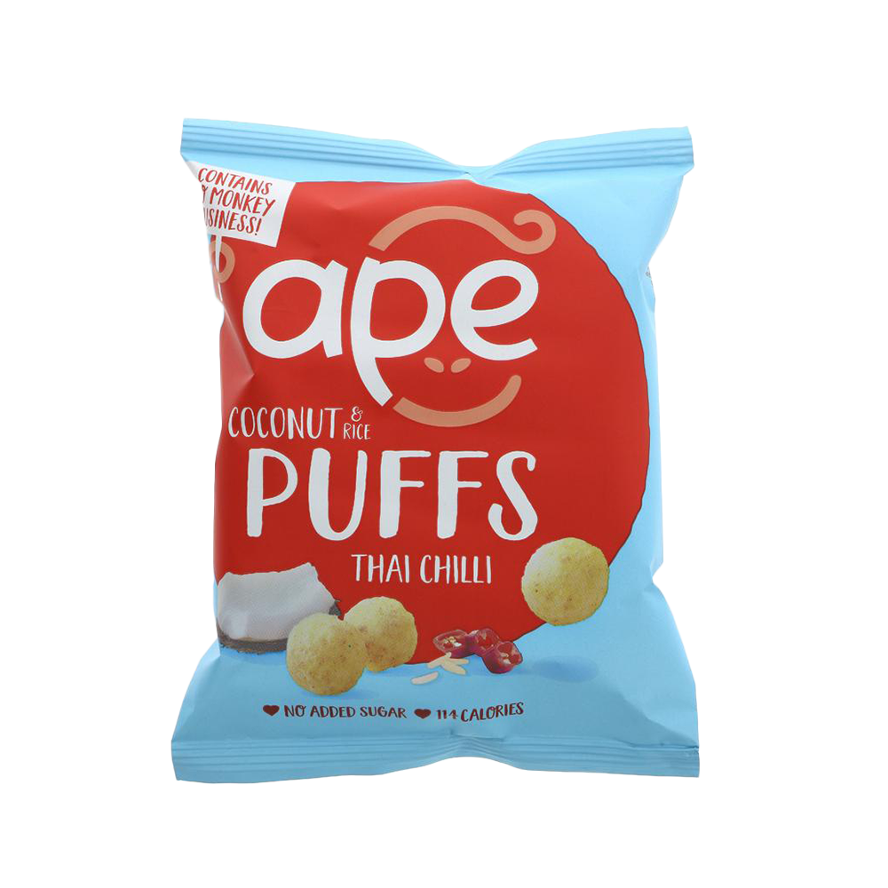 APE SNACKS Coconut Puffs Thai Chilli 25g