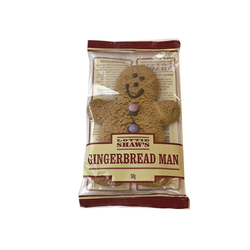 LOTTIE SHAW'S Vegan Gingerbread Man 50g