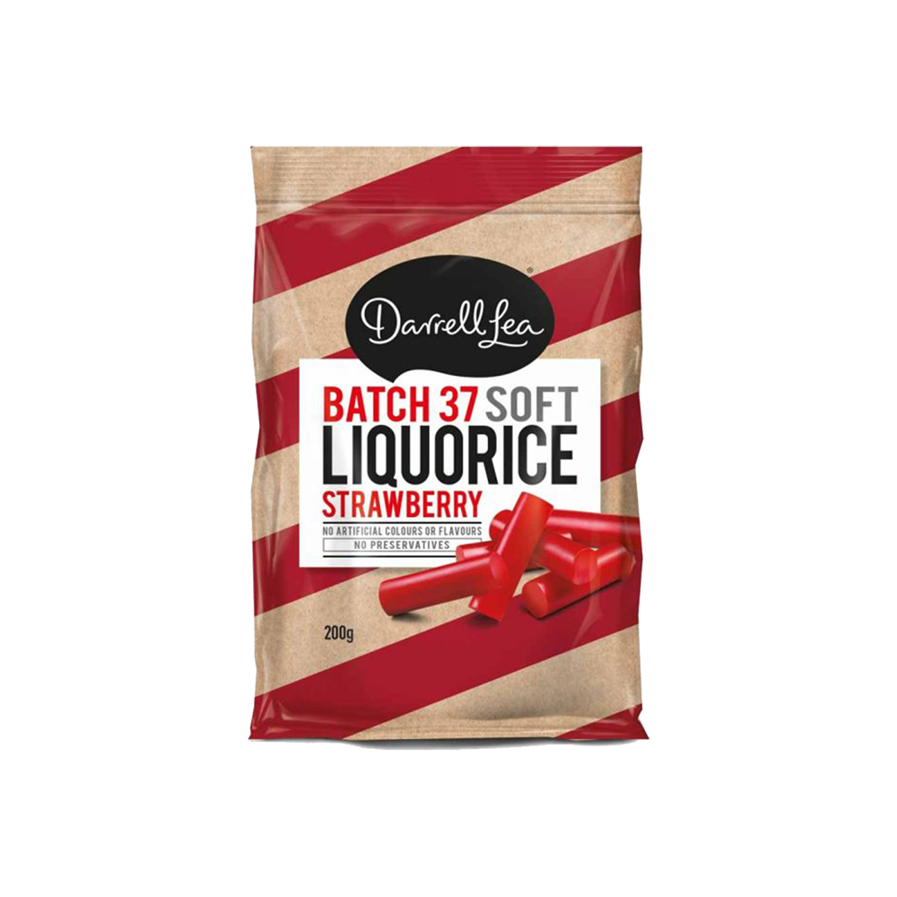 DARRELL LEA Liqcorice Strawberry Batch 37 200g