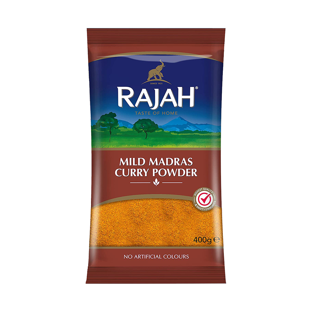 RAJAH Ground  Mild Madras Curry 400g