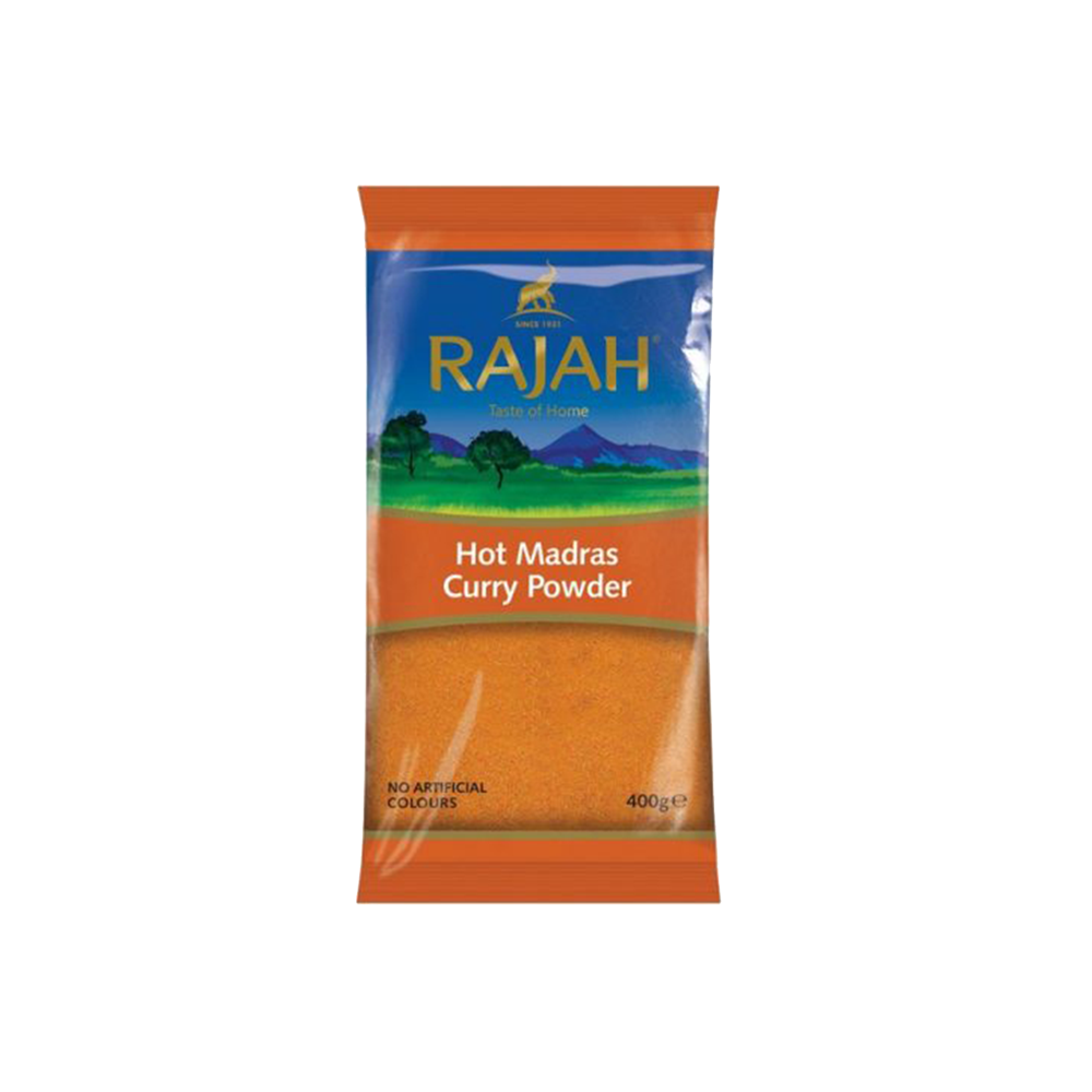 RAJAH Ground Hot Madras Curry 400g