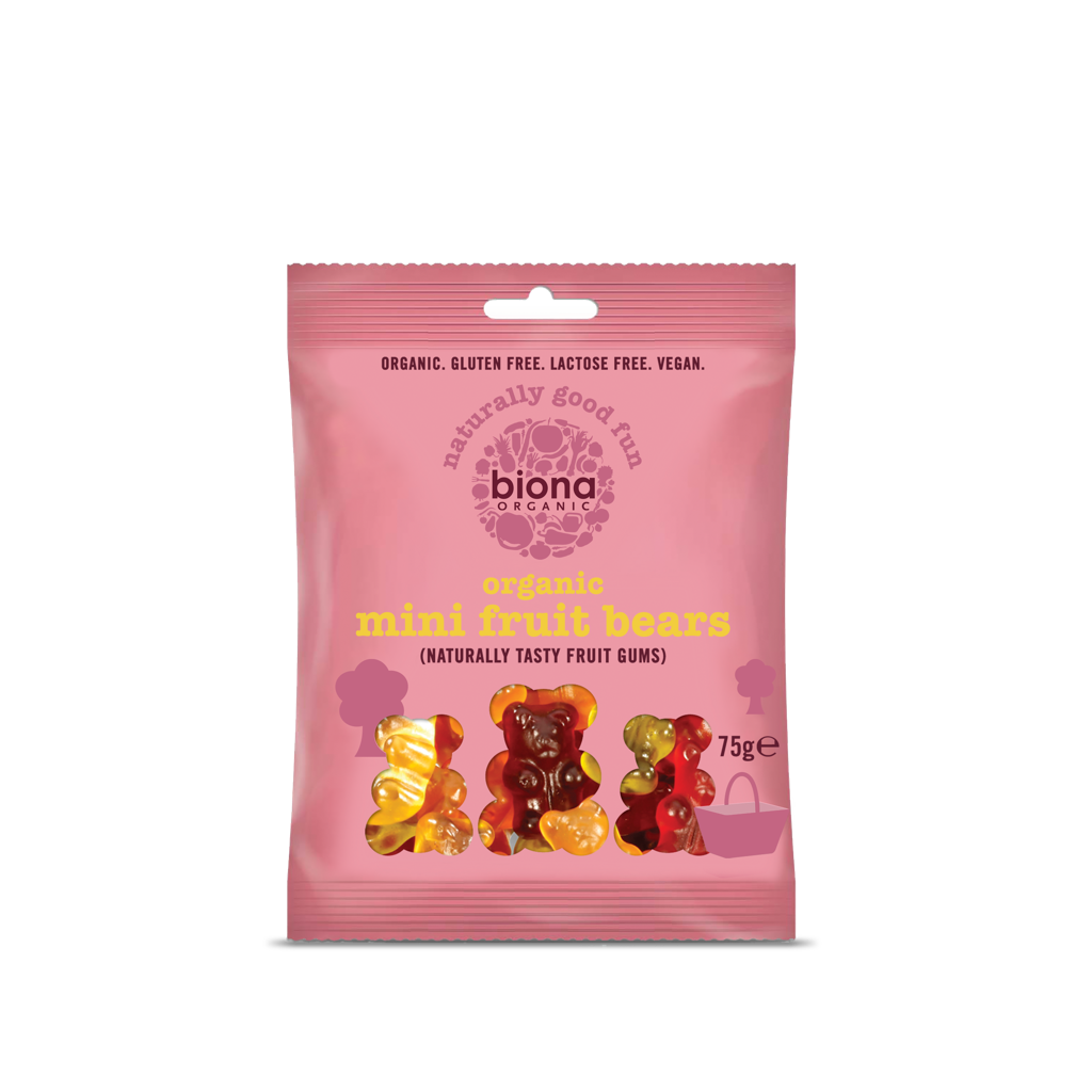 BIONA Organic Mini Fruit Bears 75g - Longdan Online Supermarket