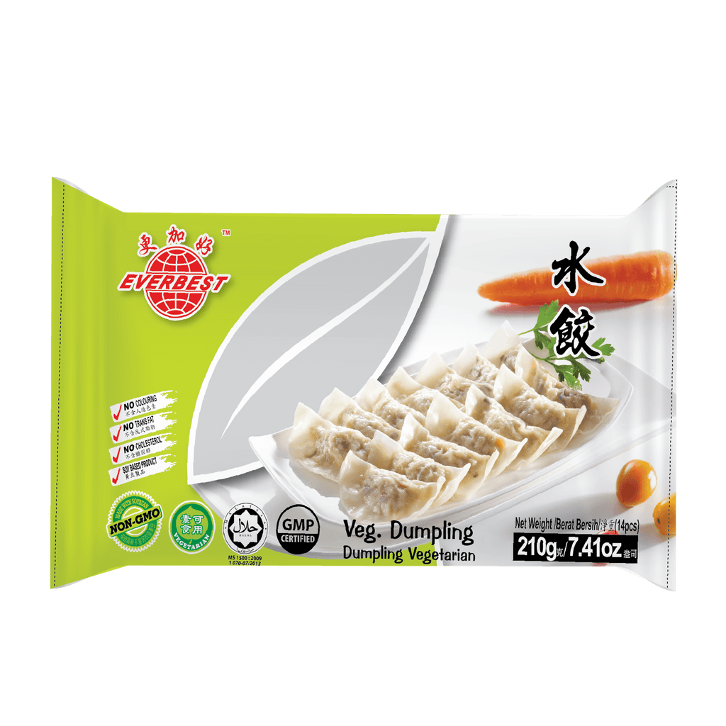 Everbest Vegetarian Dumplings 210g - Longdan Online Supermarket
