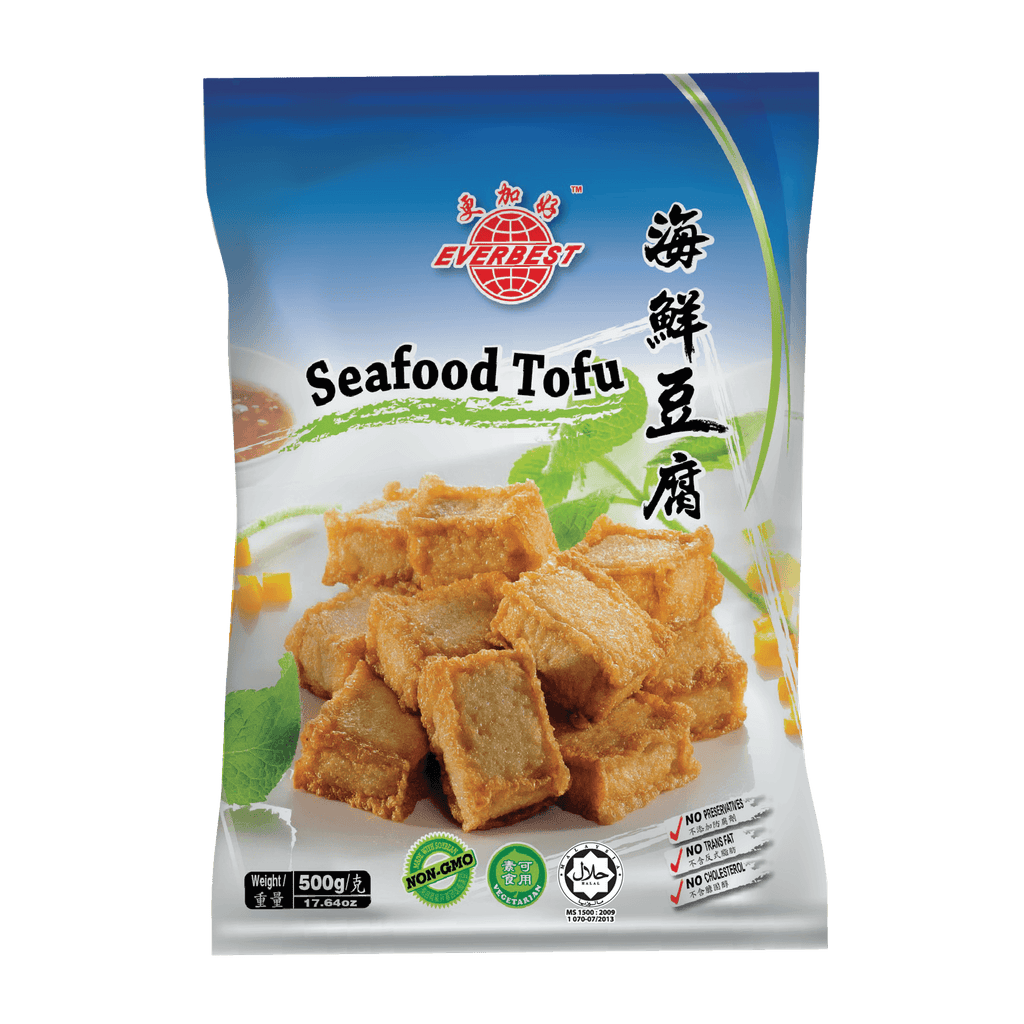 Everbest Vegetarian Seafood Tofu 500g - Longdan Online Supermarket